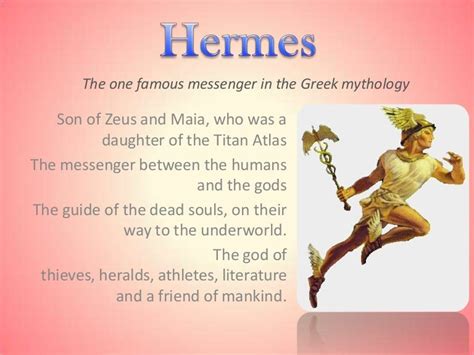 who was hermes father|what is hermes personality.